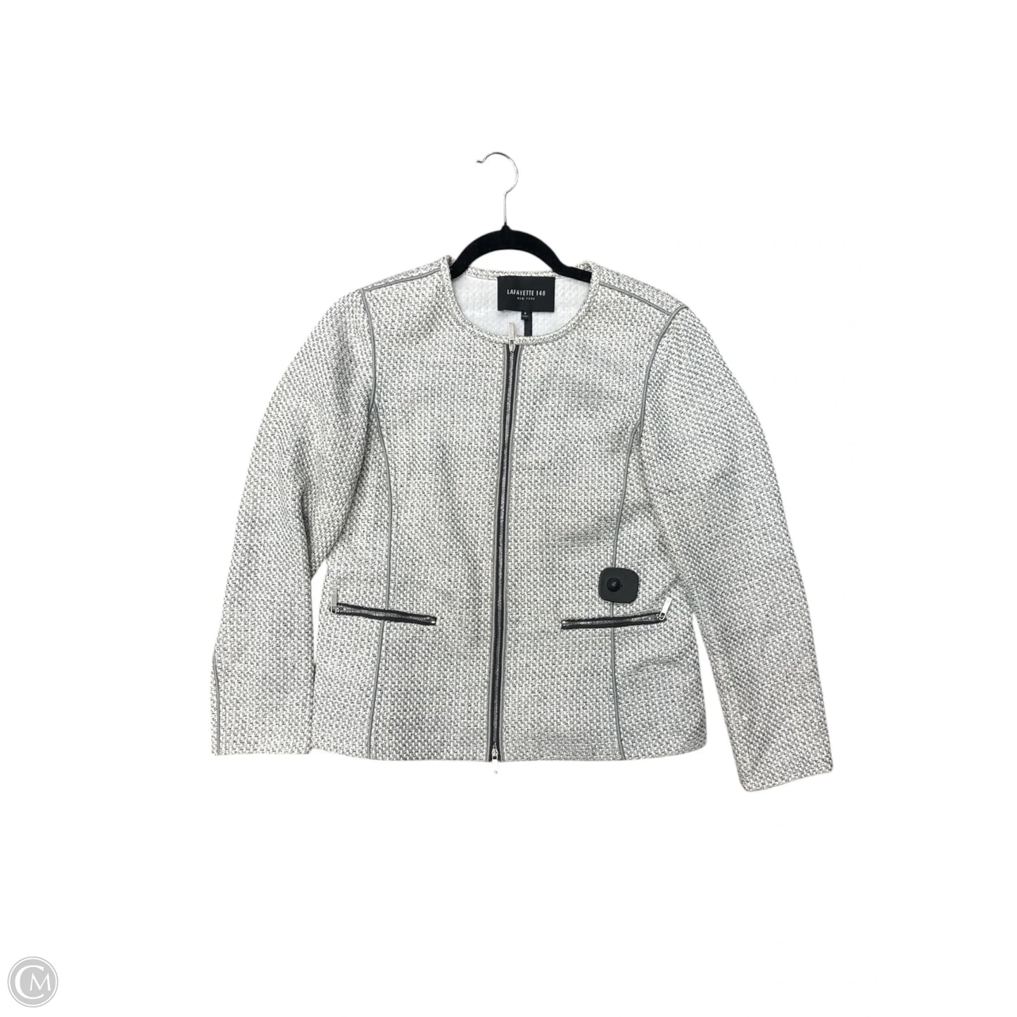 Jacket Designer By Lafayette 148 In White, Size: S
