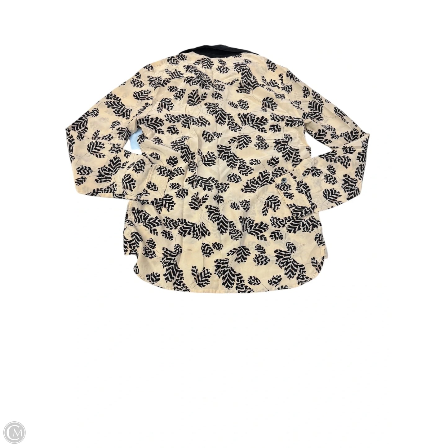 Blouse Designer By Marc By Marc Jacobs In Black & Cream, Size: S