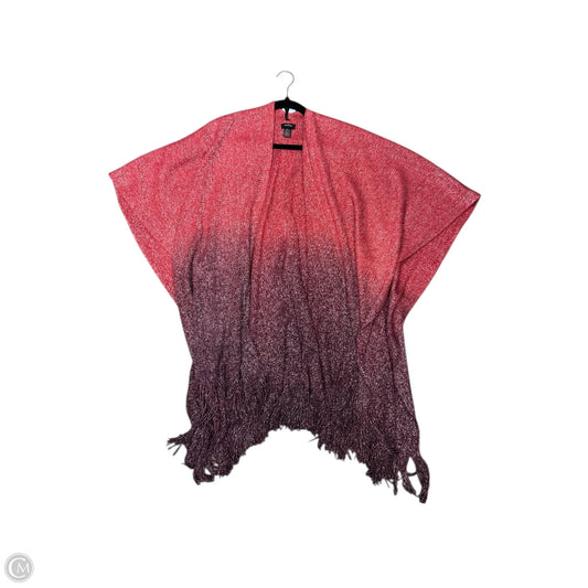 Shawl By Clothes Mentor In Pink & Purple, Size: Osfm