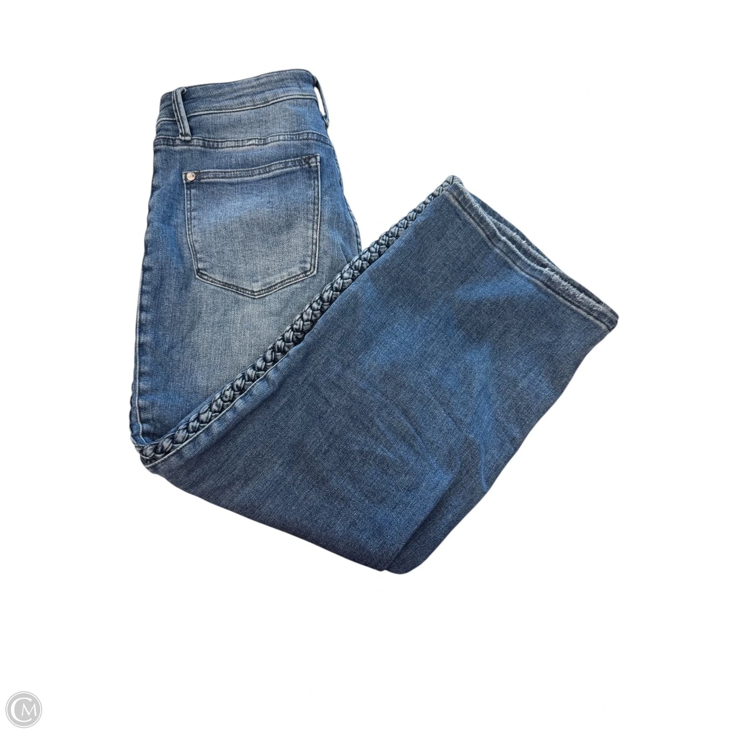 Jeans Wide Leg By Judy Blue In Blue Denim, Size: 6