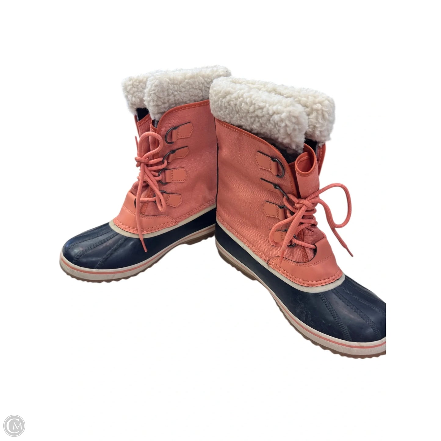 Boots Snow By Sorel In Peach, Size: 11