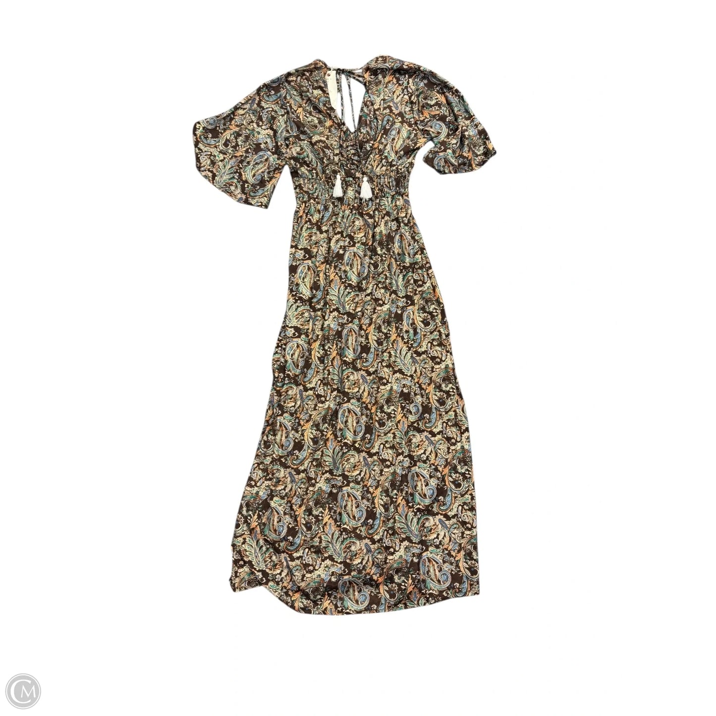 Dress Casual Maxi By Clothes Mentor In Paisley Print, Size: Osfm