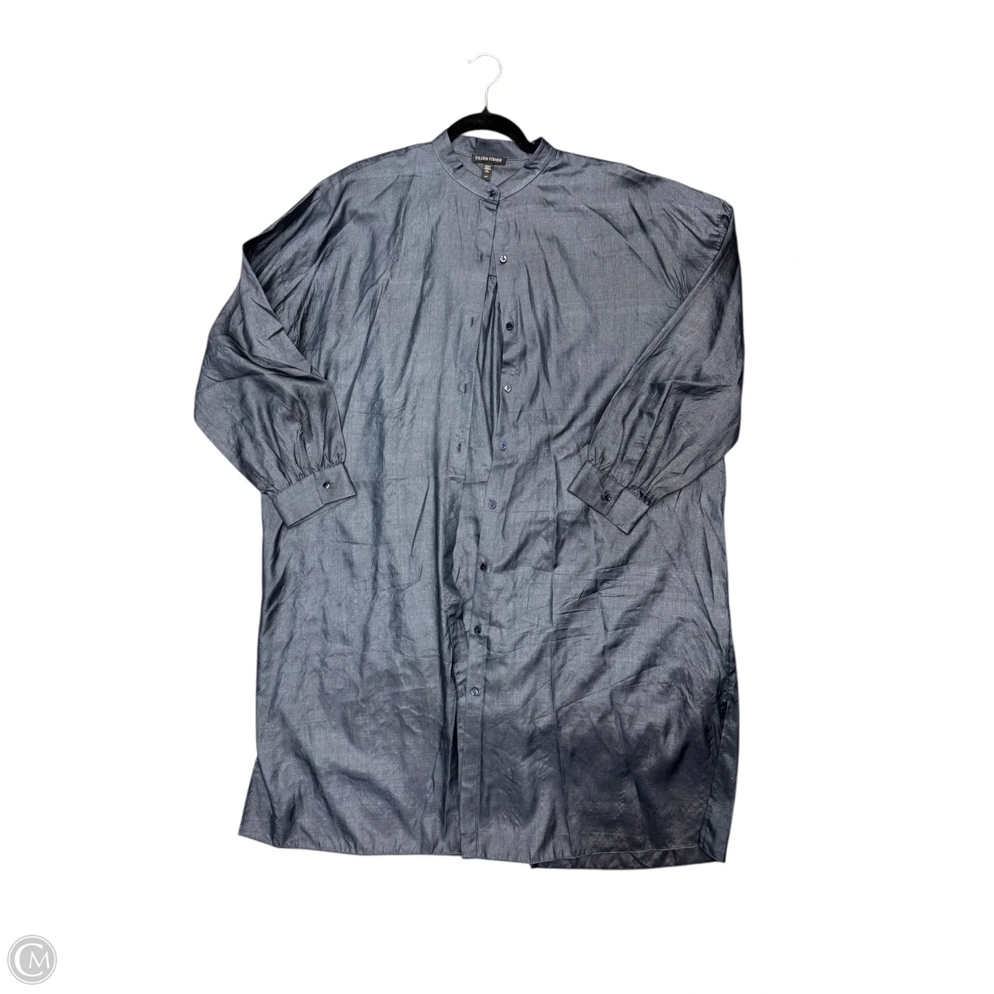 Dress Casual Maxi By Eileen Fisher In Navy, Size: 10