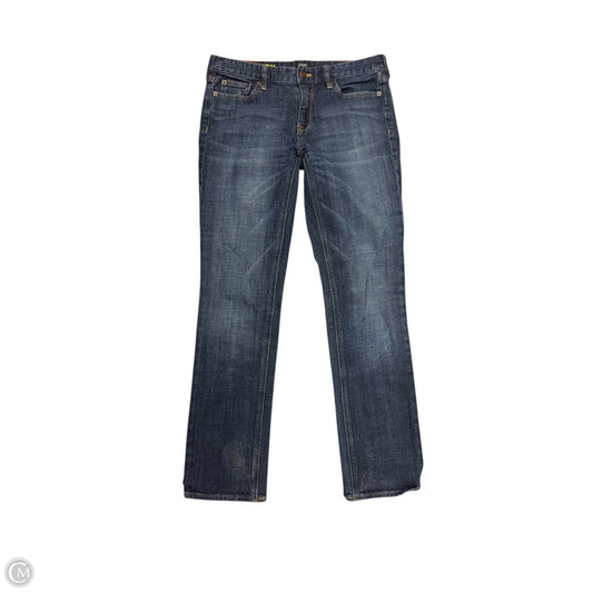 Jeans Straight By J. Crew In Blue Denim, Size: 6