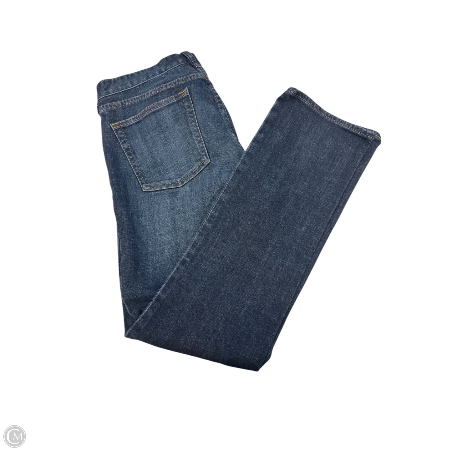Jeans Straight By J. Crew In Blue Denim, Size: 6