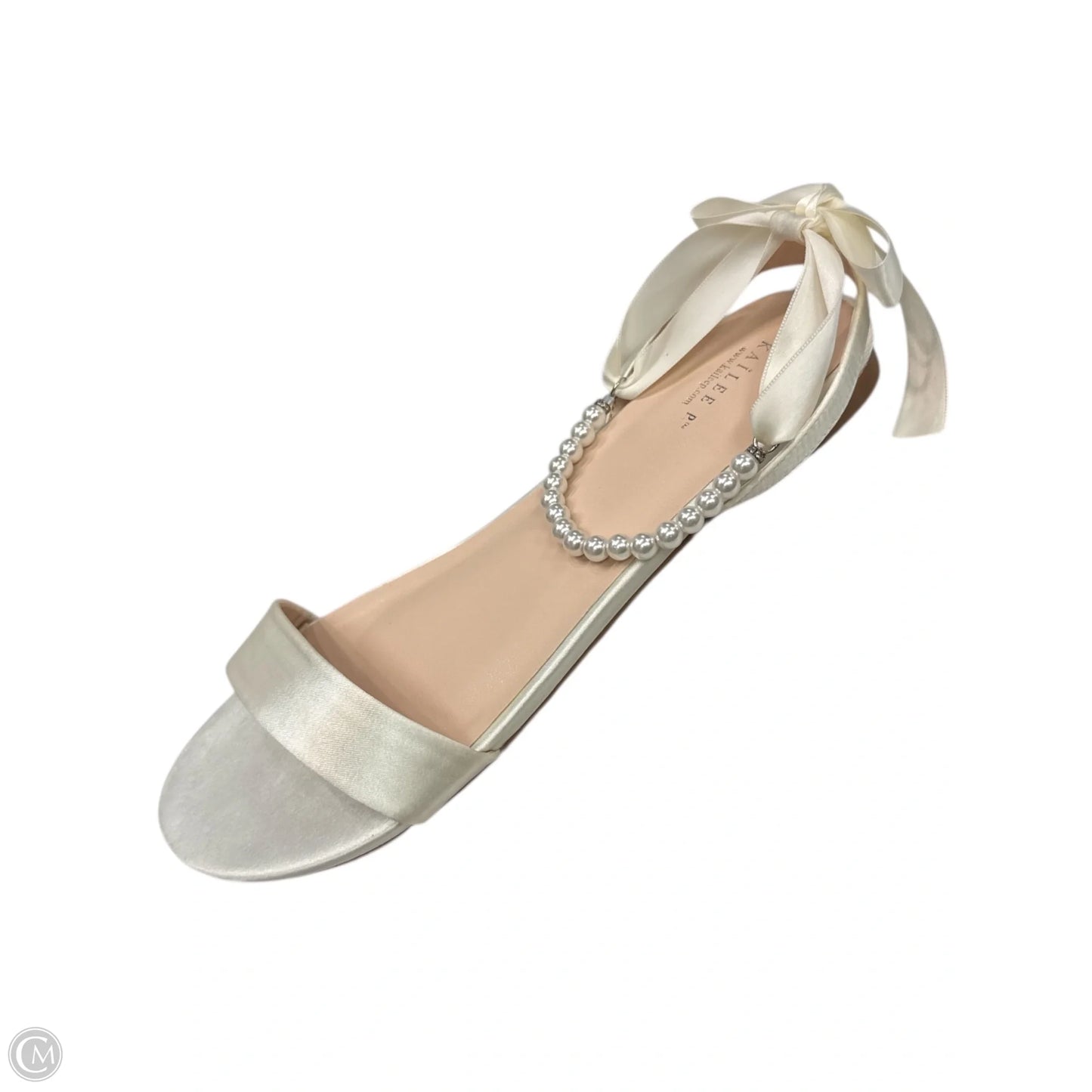 Sandals Flats By Kailee P. In Cream, Size: 11