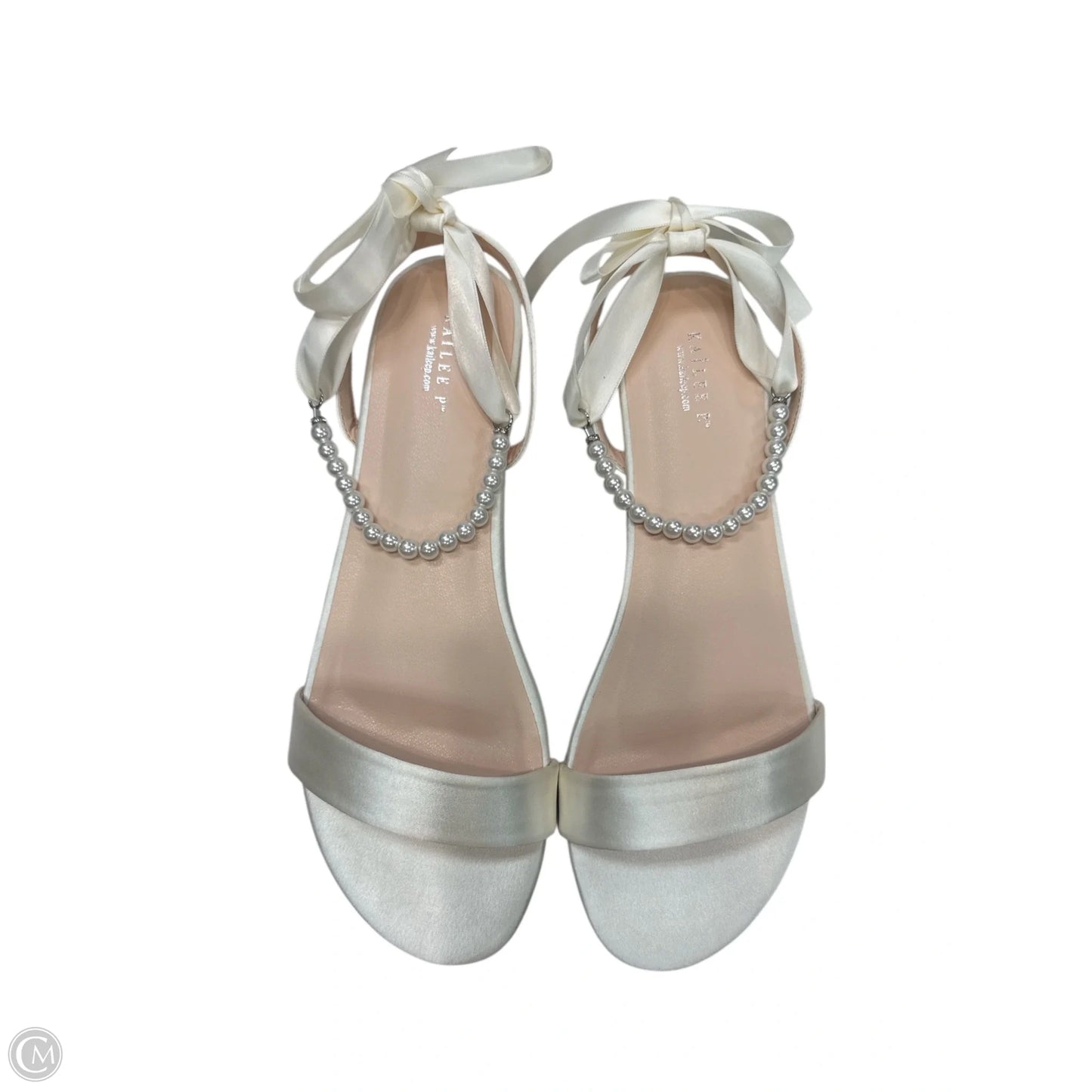 Sandals Flats By Kailee P. In Cream, Size: 11