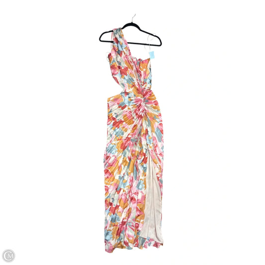 Dress Party Long By Abercrombie And Fitch In Multi-colored, Size: 10