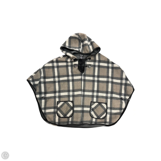 Shawl By Clothes Mentor In Plaid Pattern, Size: Osfm