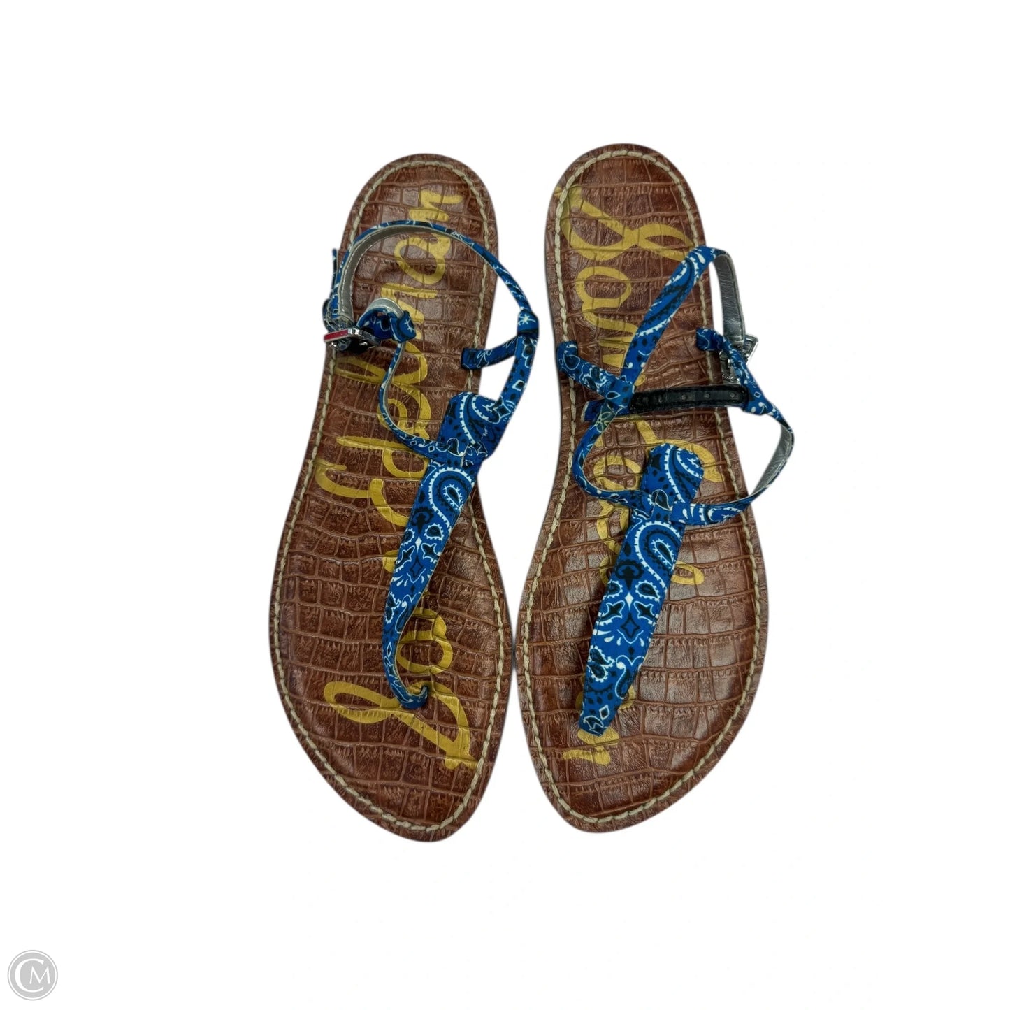 Sandals Flats By Sam Edelman In Blue, Size: 8.5