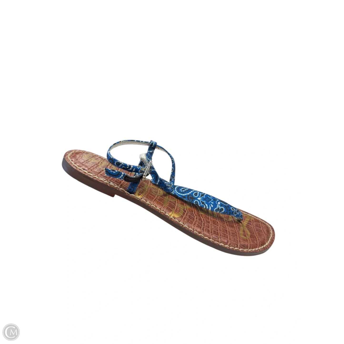Sandals Flats By Sam Edelman In Blue, Size: 8.5