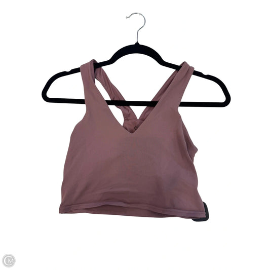 Athletic Bra By Alo In Mauve, Size: M