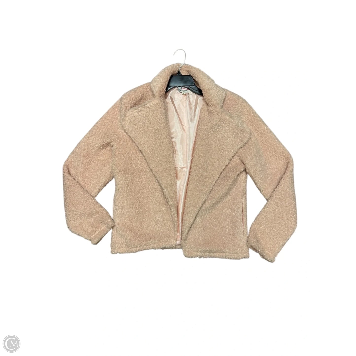 Jacket Fleece By Andree By Unit In Pink, Size: M