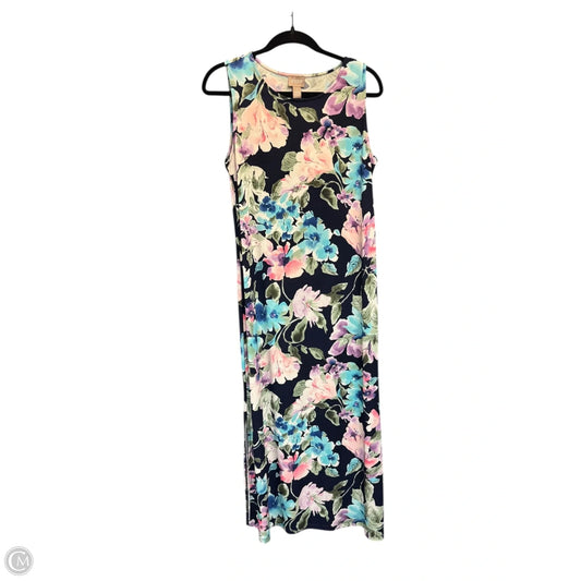 Dress Casual Maxi By Chicos In Navy, Size: M