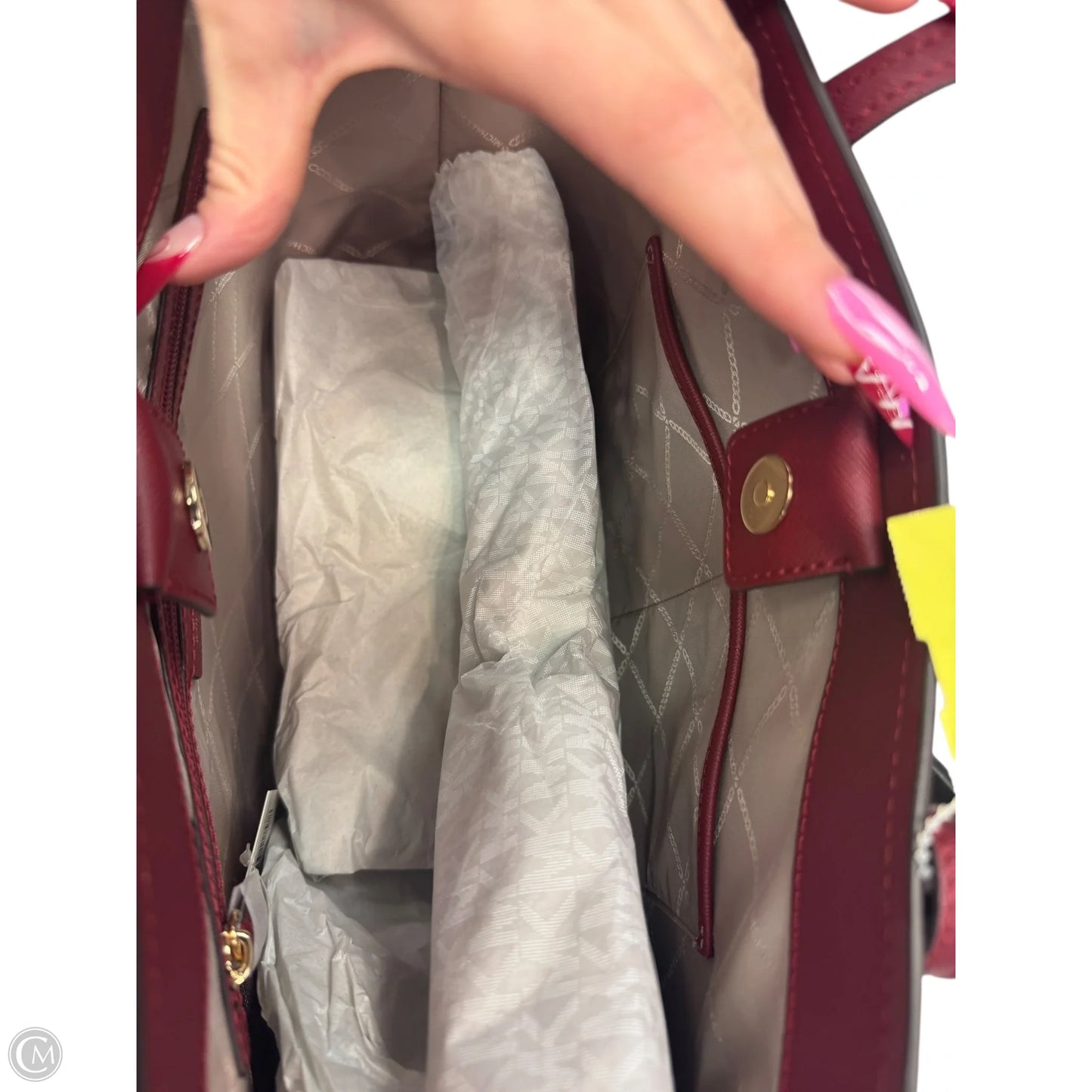 Tote Designer By Michael Kors, Size: Large