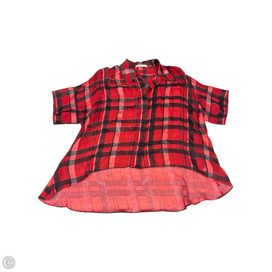 Blouse Designer By Alice + Olivia In Red, Size: S