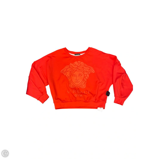 Sweater Luxury Designer By Versace In Orange