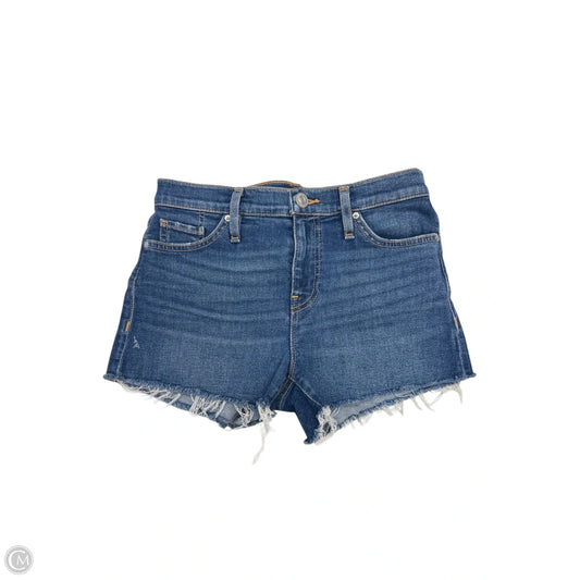 Shorts Designer By Hudson In Blue Denim, Size: 0