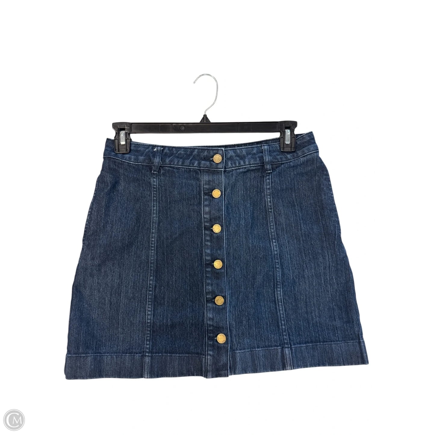 Skirt Designer By Michael Kors In Blue Denim, Size: 8