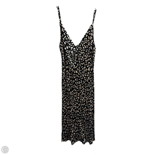 Dress Casual Maxi By Dress Forum In Black & Cream, Size: 4