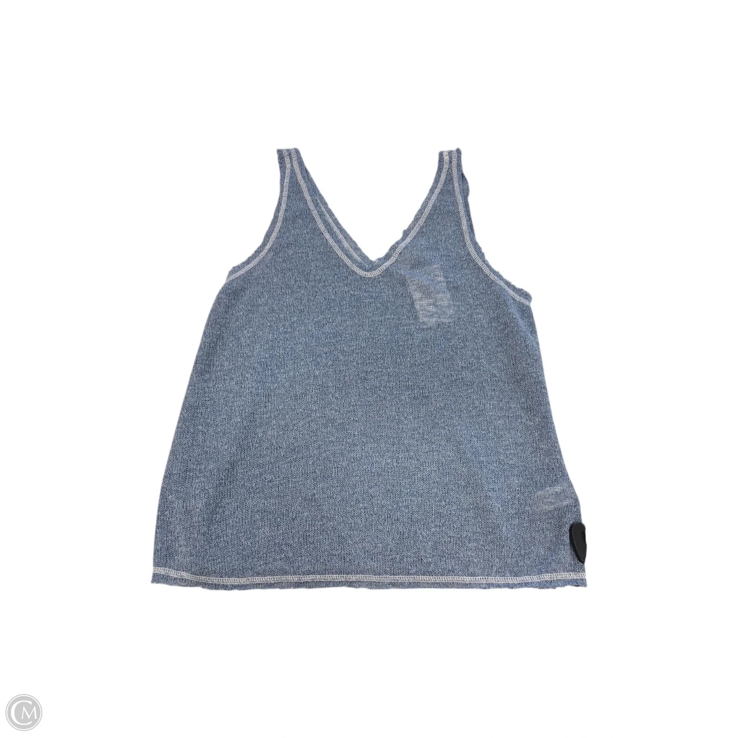 Top Sleeveless By Clothes Mentor In Blue, Size: M