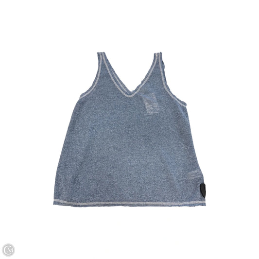 Top Sleeveless By Clothes Mentor In Blue, Size: M