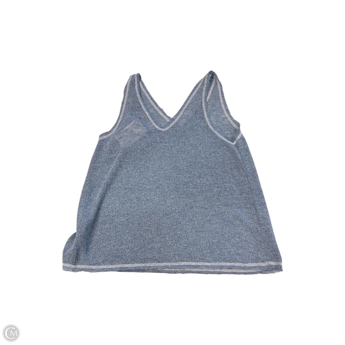 Top Sleeveless By Clothes Mentor In Blue, Size: M