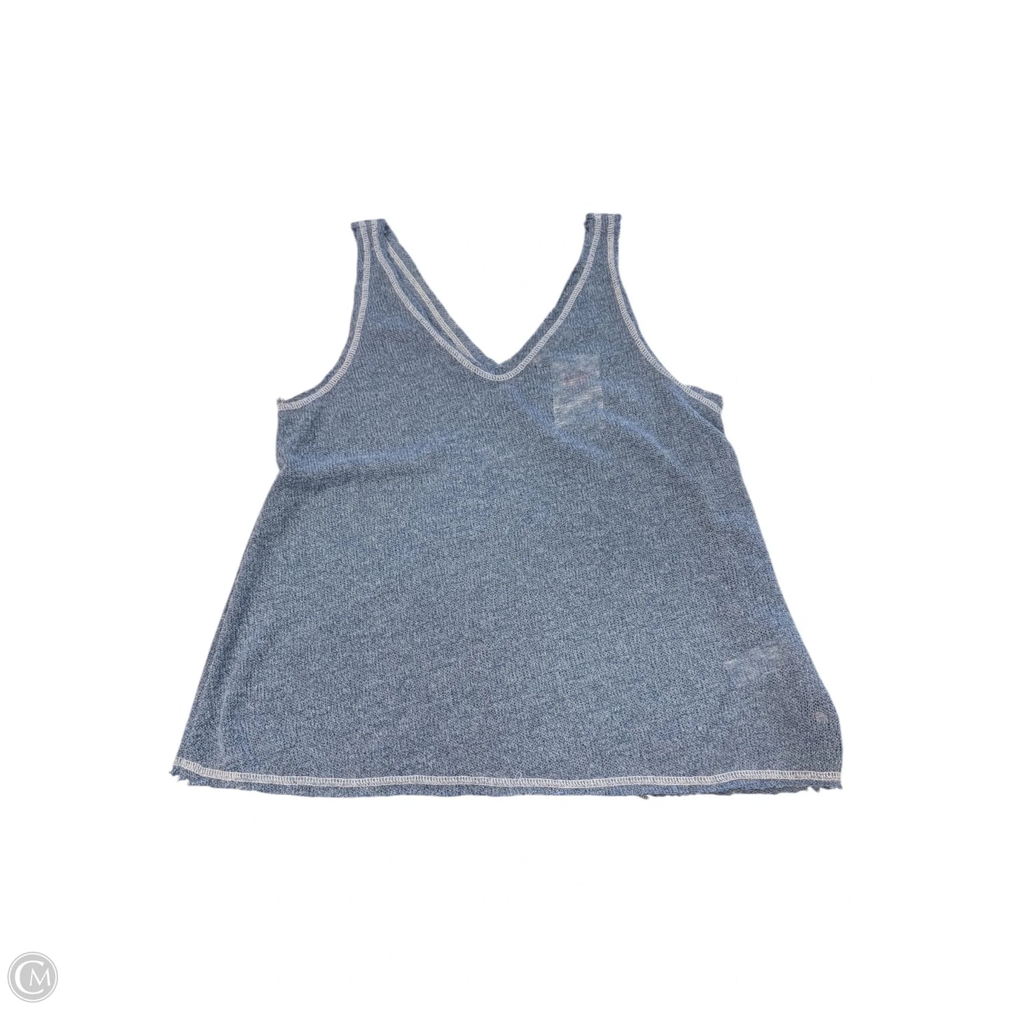 Top Sleeveless By Clothes Mentor In Blue, Size: L