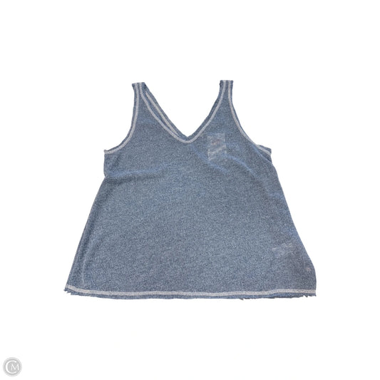 Top Sleeveless By Clothes Mentor In Blue, Size: L