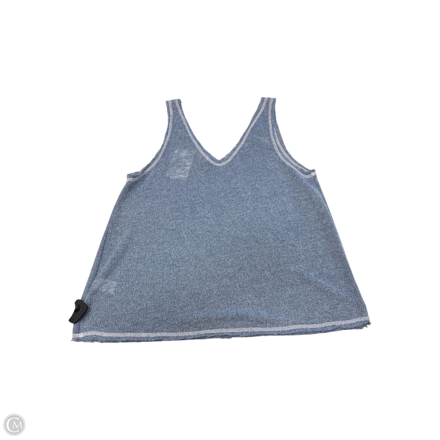 Top Sleeveless By Clothes Mentor In Blue, Size: L