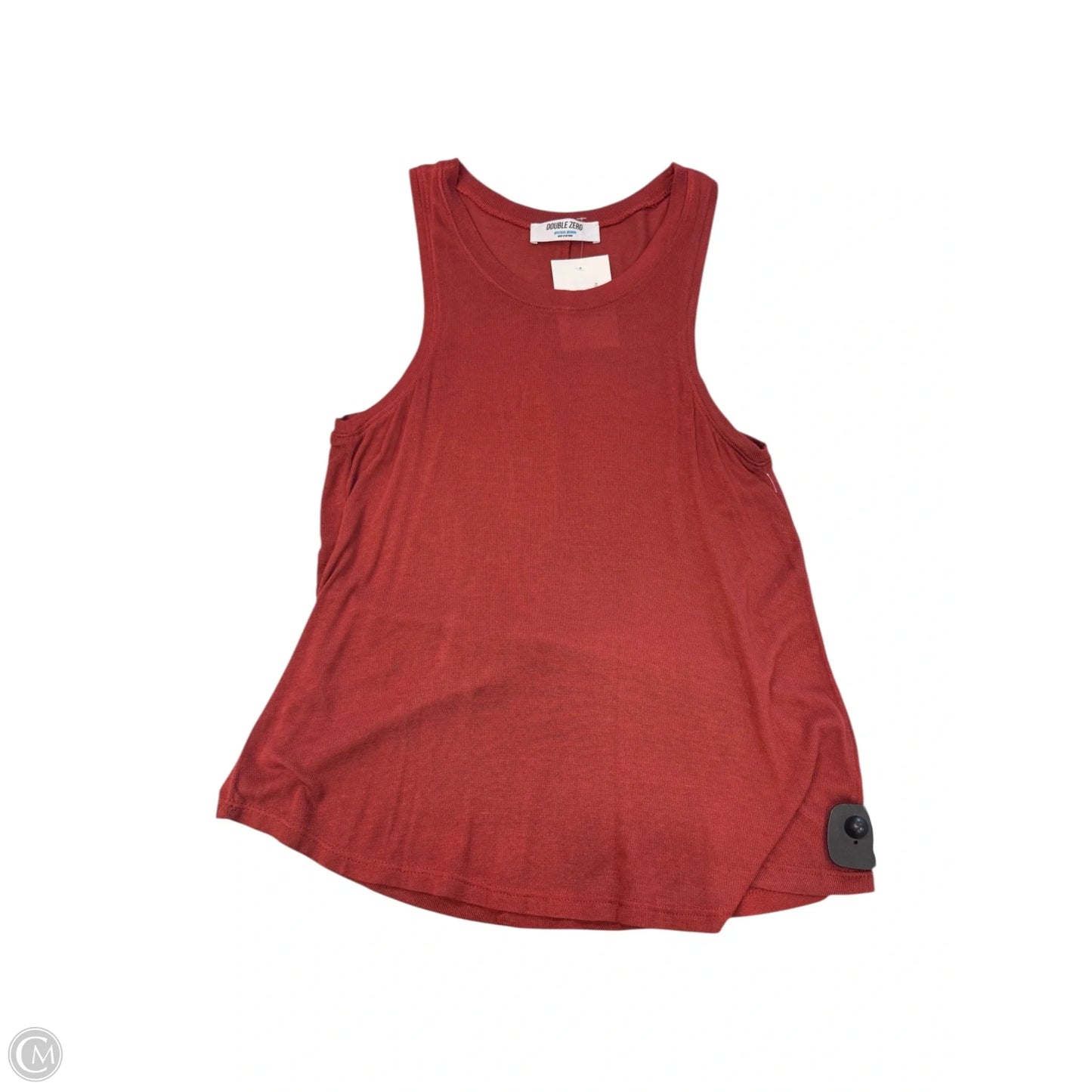 Top Sleeveless By Double Zero In Orange, Size: M