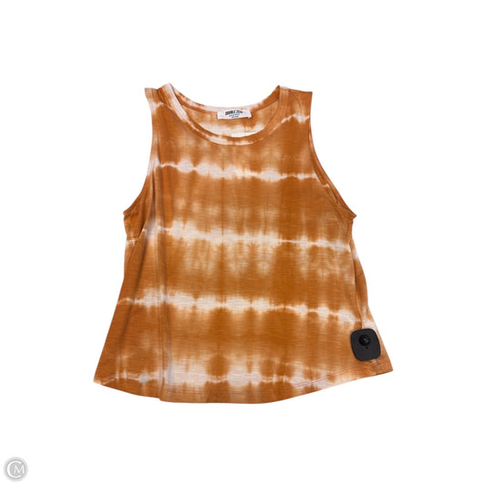 Top Sleeveless By Double Zero In Orange, Size: M