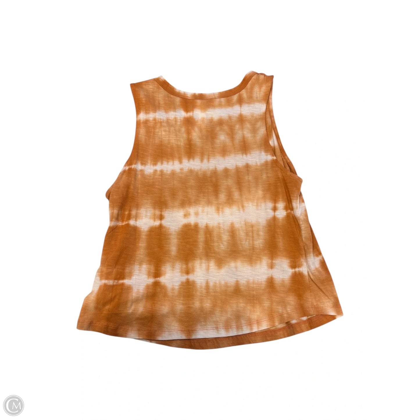 Top Sleeveless By Double Zero In Orange, Size: M