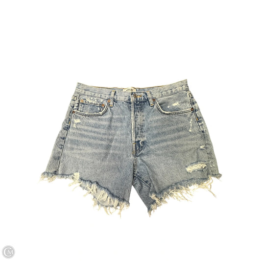 Shorts Designer By Agolde In Blue Denim, Size: 6