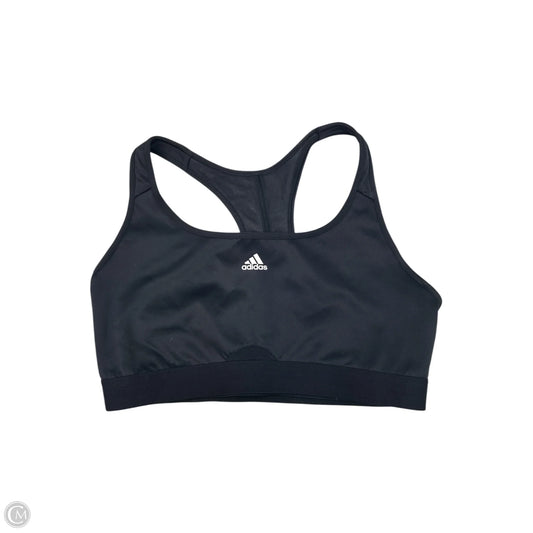 Athletic Bra By Adidas In Black, Size: M