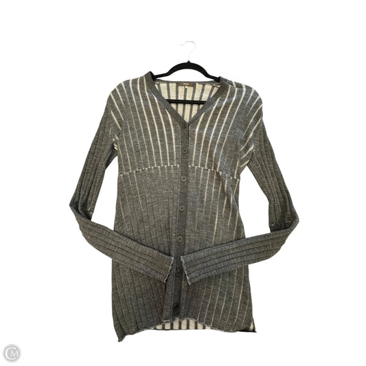 Cardigan Designer By Vera Wang In Grey, Size: M
