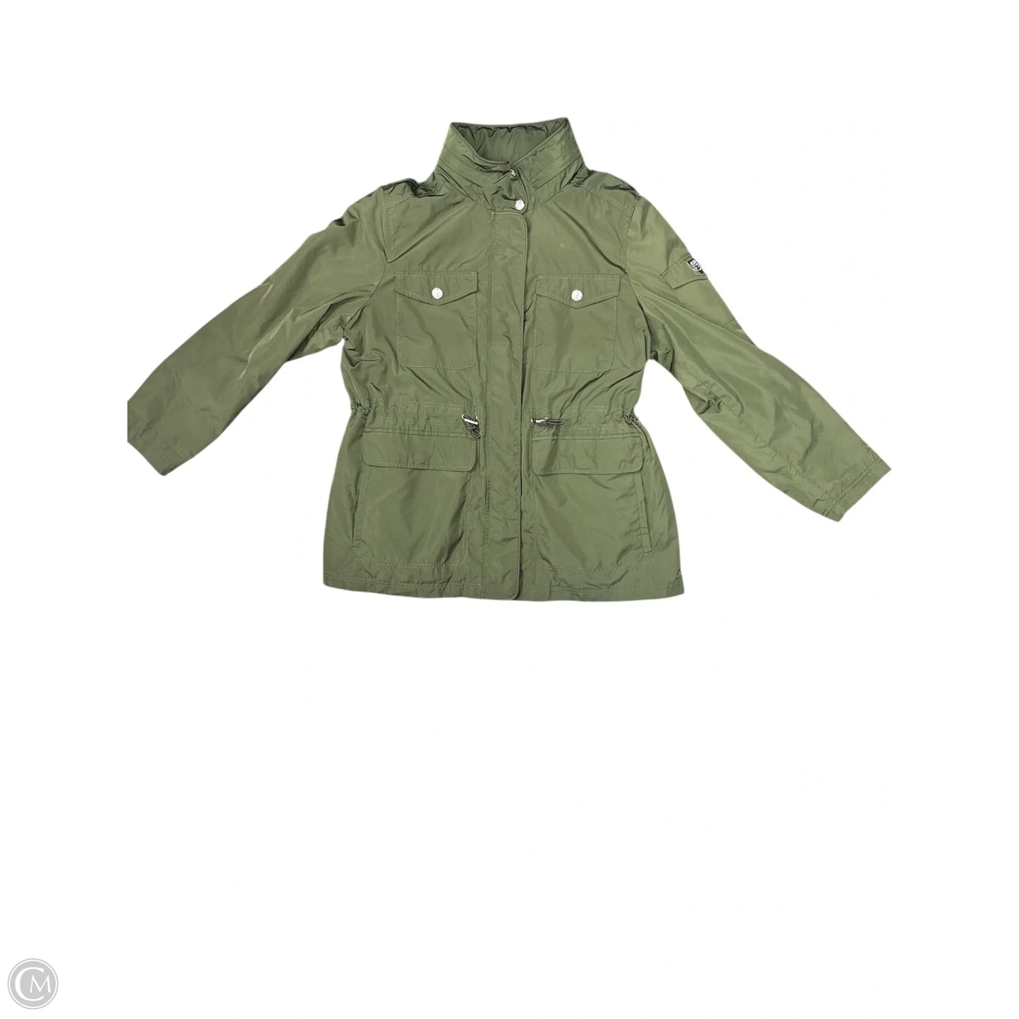 Jacket Windbreaker By Vince Camuto In Green, Size: Xl